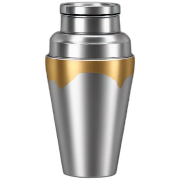 Metal Boston cocktail shaker emoji