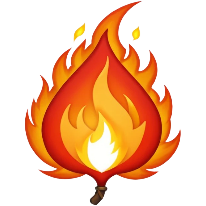 Logo pyro genshin impact symbol emoji