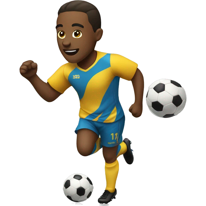 soccer player running emoji