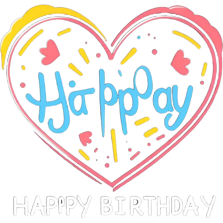 Explosion of heart happy birthday the big 20 emoji