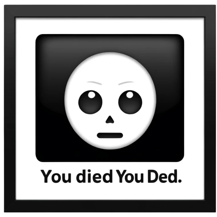 FromSoftware You Died Screen emoji