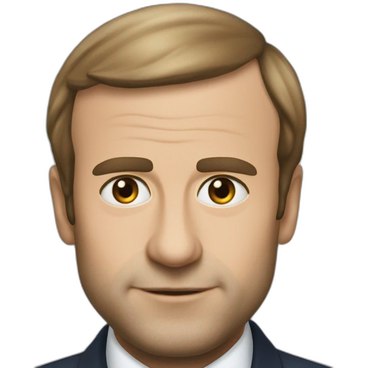 Macron sur zemour emoji