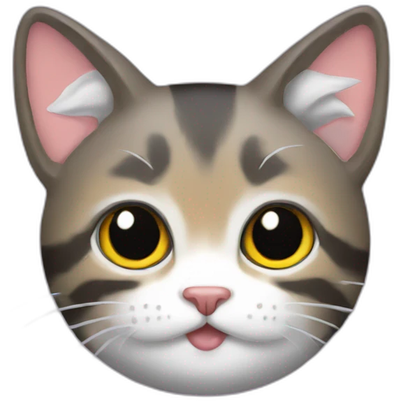 gato con falda emoji