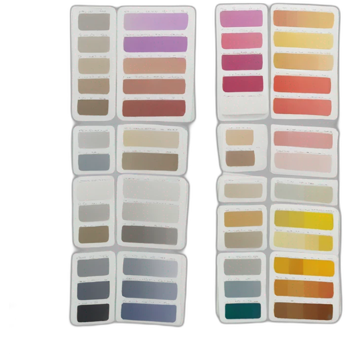 Color swatch book emoji