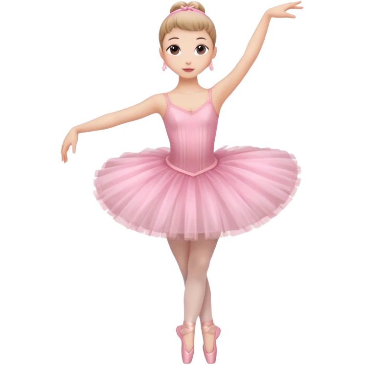ballerina full body pink emoji