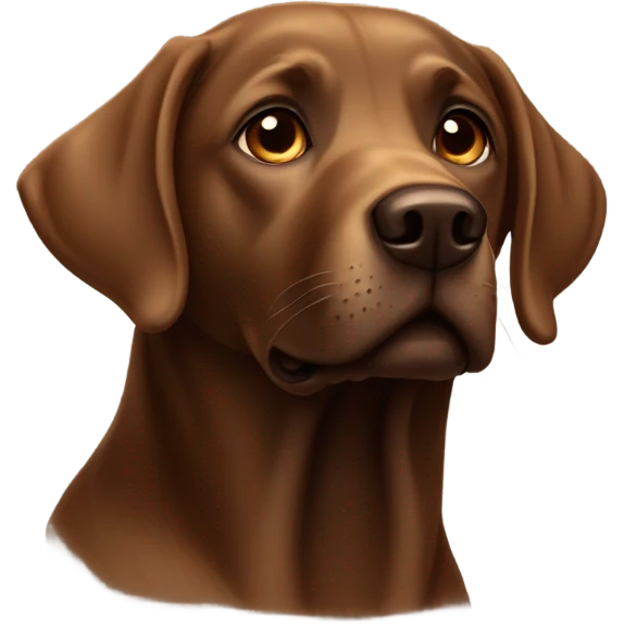 Brown Labrador  emoji