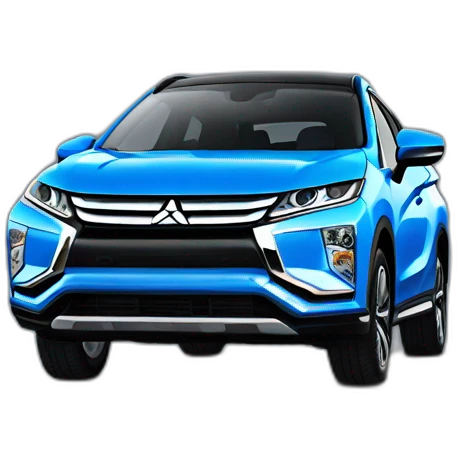 Mitsubishi eclipse cross blue emoji