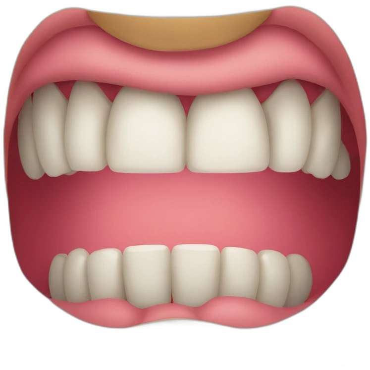 Man with huge teeth emoji