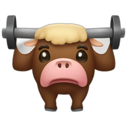Beef doing crossfit emoji