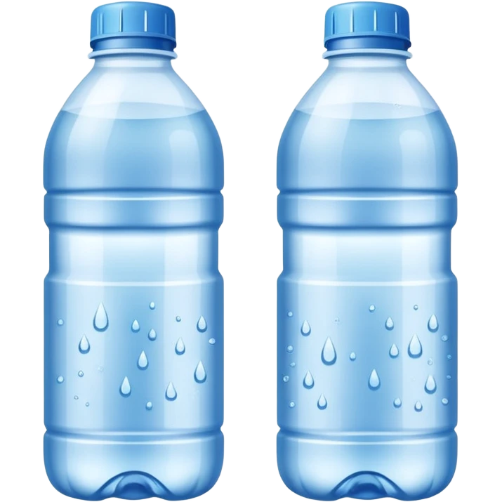 bottles of water emoji