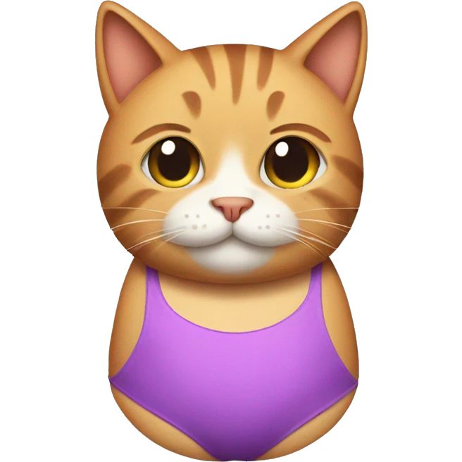 cat with swimsuit emoji