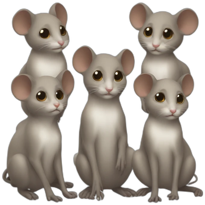 3 blind mice emoji