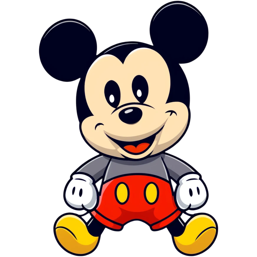 Mickey Mouse emoji