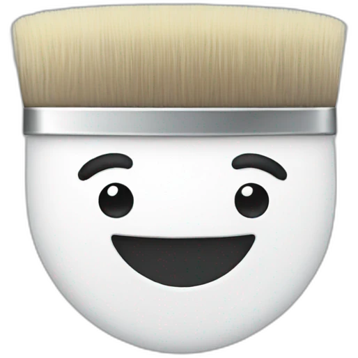 white brush emoji
