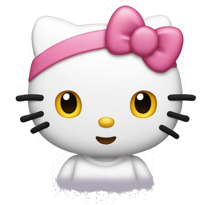 Hello Kitty say Hello  emoji