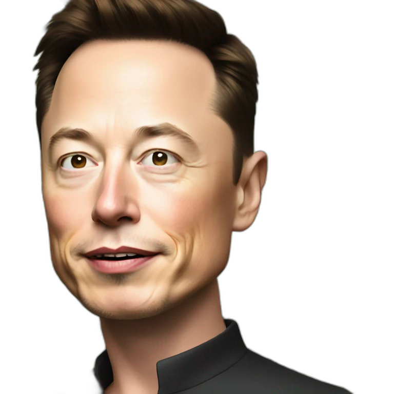 Elon musk with lot of money emoji