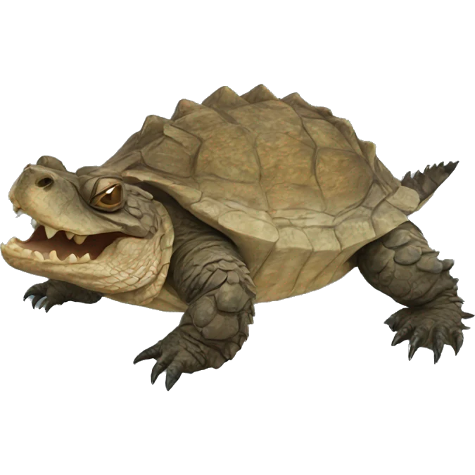 Alligator snapping turtle emoji