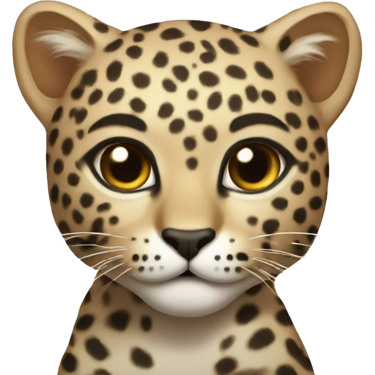Hello kitte leopard emoji