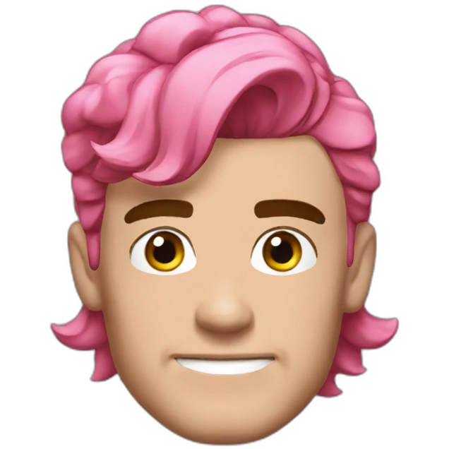 antoine griezmann pink hair  emoji