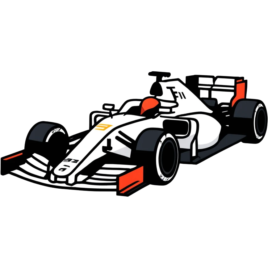 Formula 1 car emoji