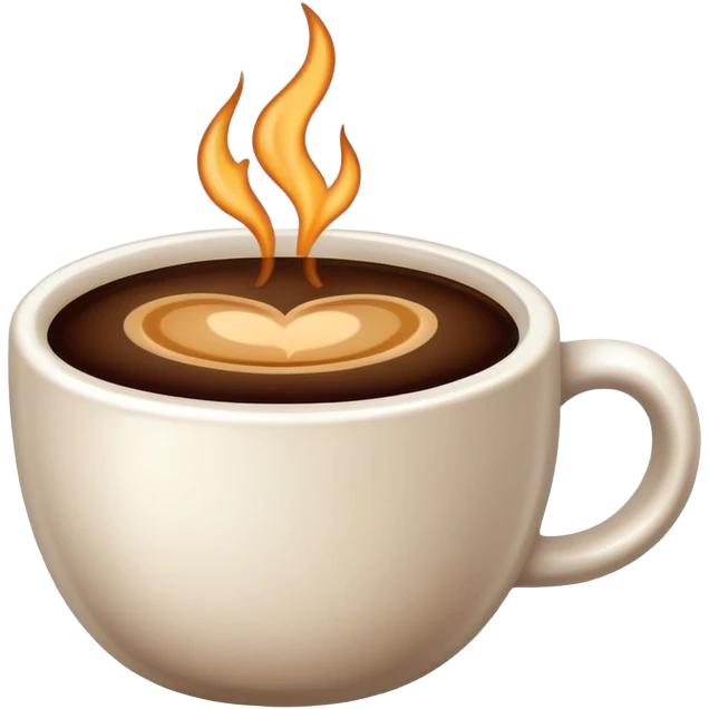 realistic cup of coffee emoji