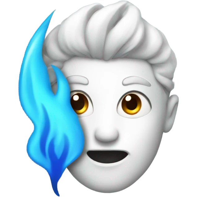 blue flame emoji