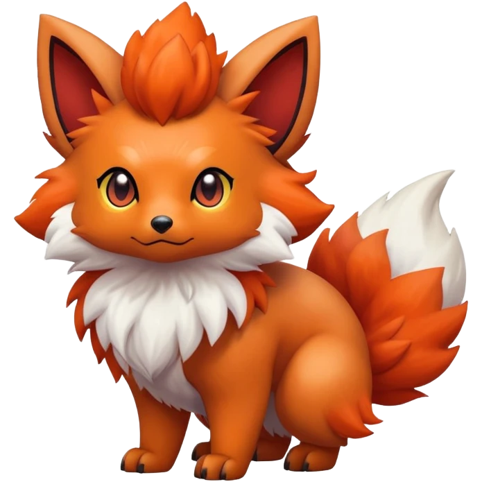 Zorua-Vulpix-Fakémon-hybrid-creature (full body)  emoji