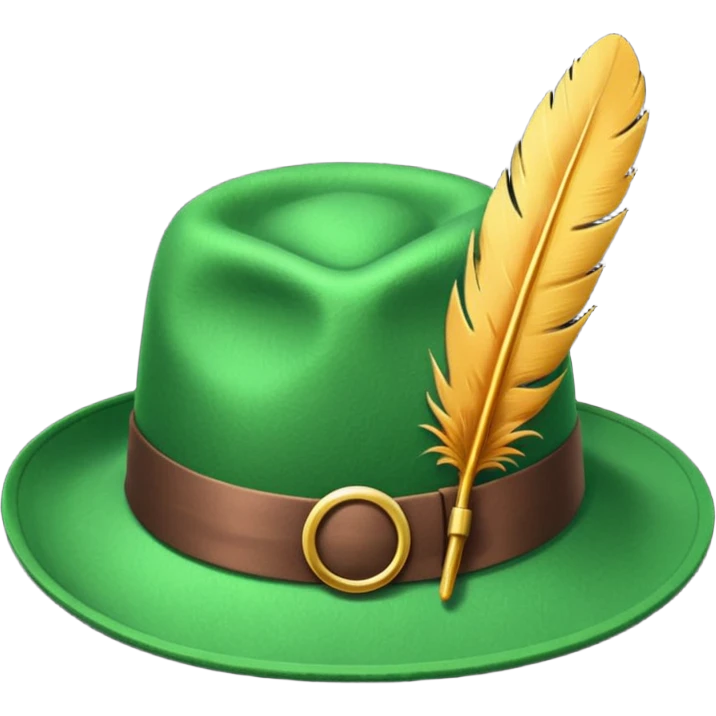 Green hat emoji