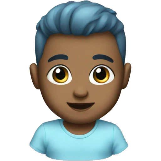 Baby blue emoji