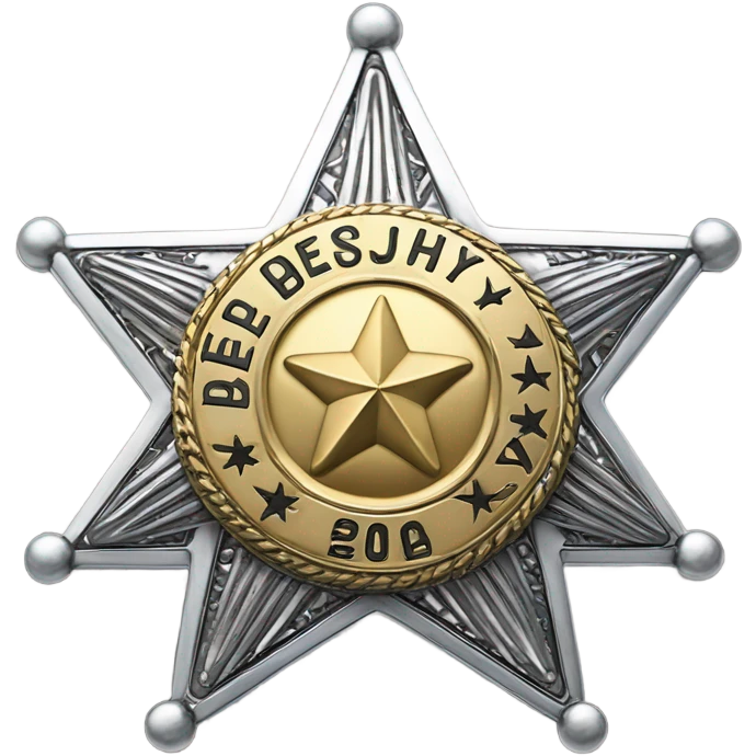 Deputy badge emoji