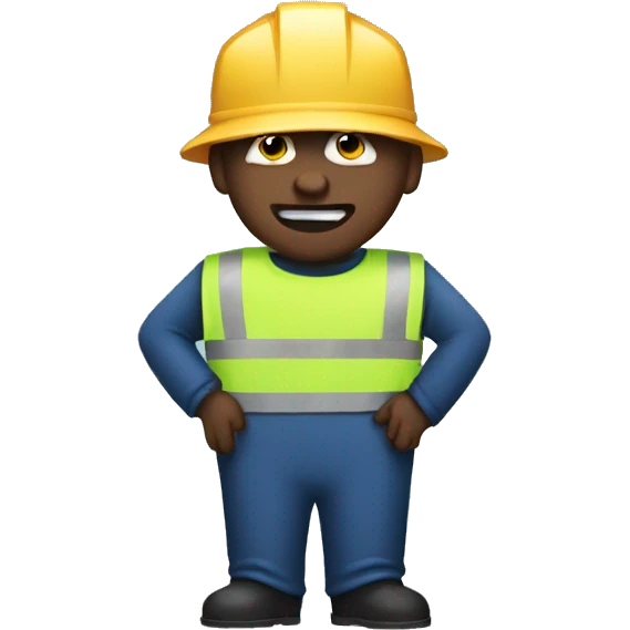 garbage man with a trash can emoji