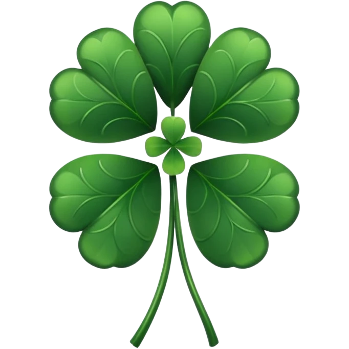 make the 5 leaf clover form black clover the anime emoji