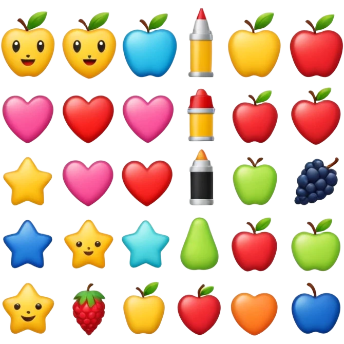 preppy Stickers emoji