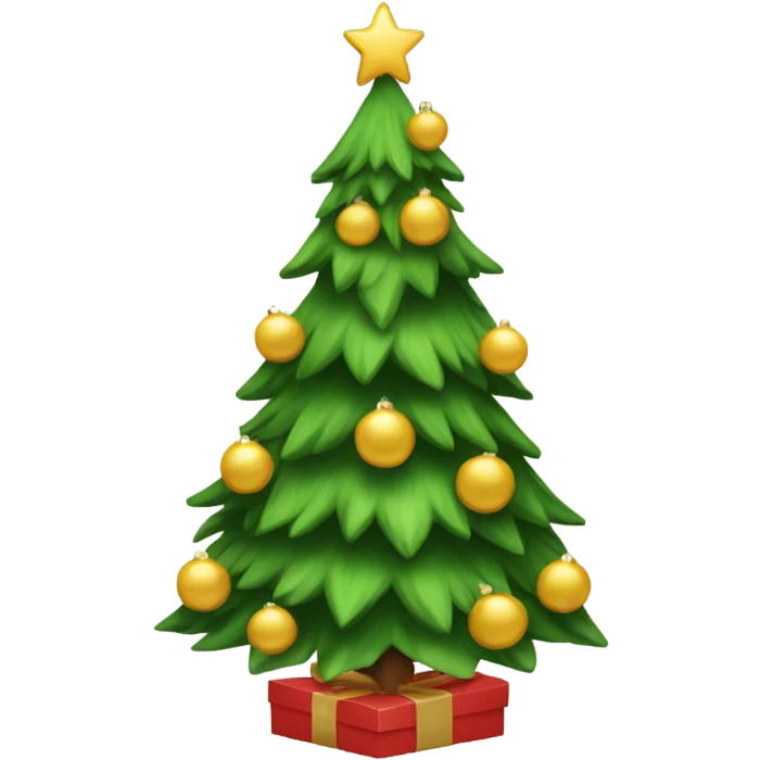 Christmas tree emoji