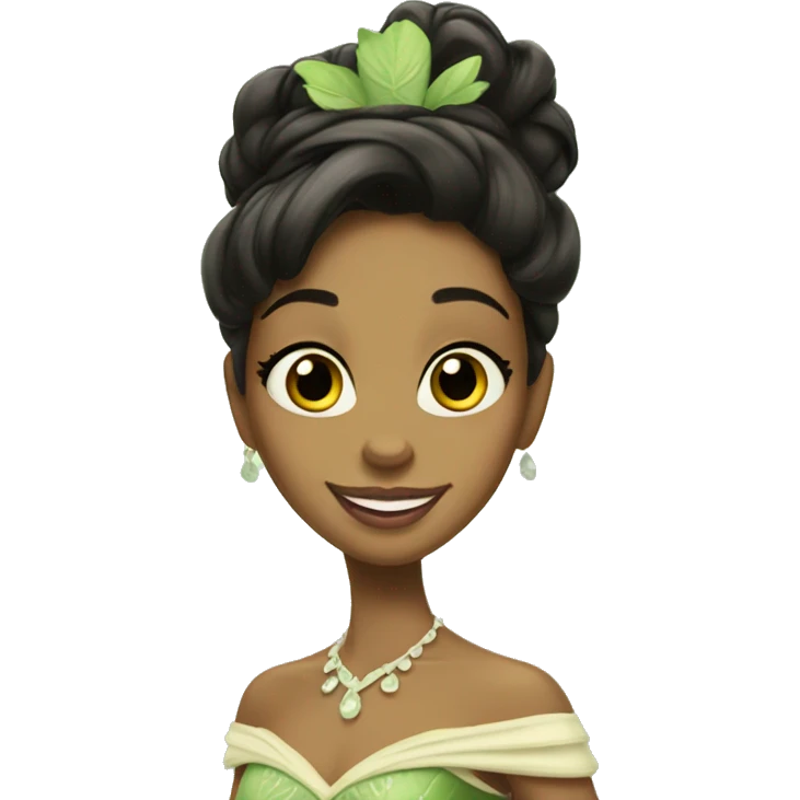 Tiana from princess and the frog  emoji
