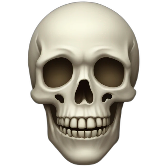Une tete de mort emoji