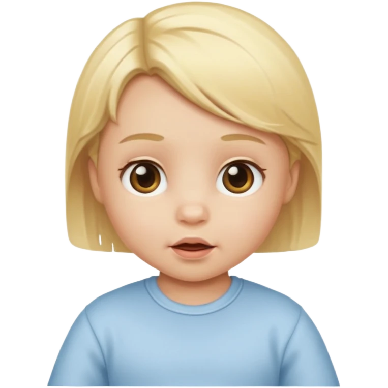 blonde baby emoji