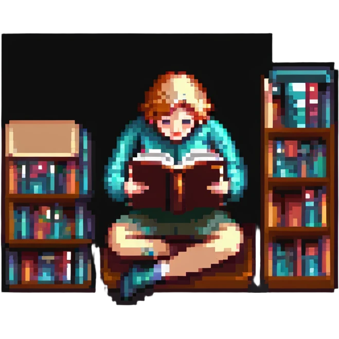 person reading a book emoji