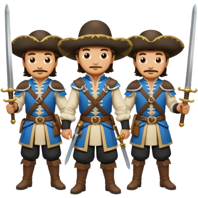 3 musketeers emoji