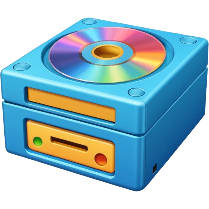 jeux ordinateur physique, CD, boite de jeux emoji