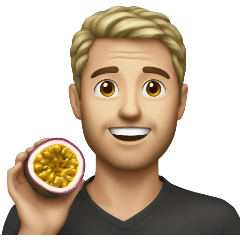 Passion fruit emoji