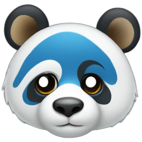 Blue Panda emoji