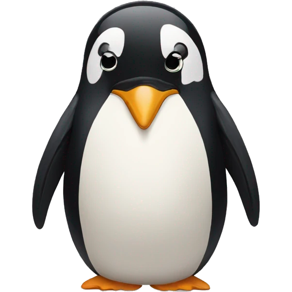 Penguins with a tear emoji