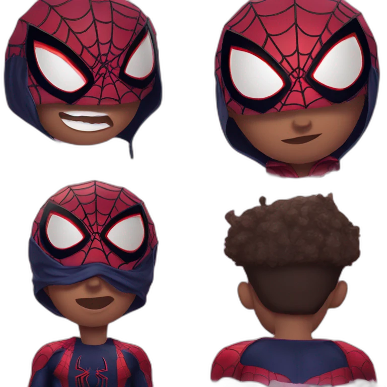 Miles morales spiderman emoji