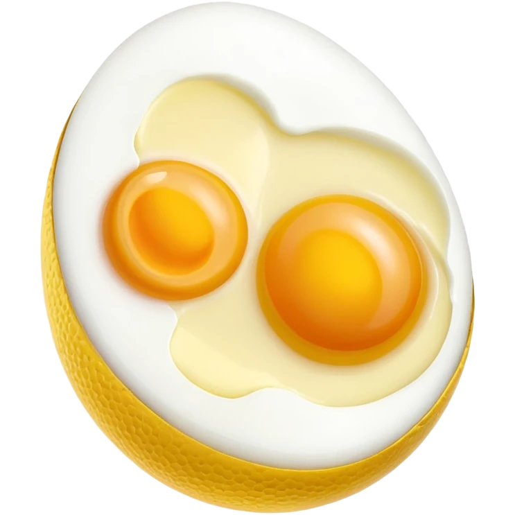 boiled egg half emoji