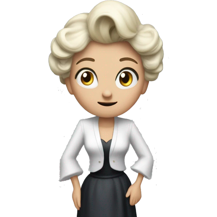 Ursula von der Leyenl photorealistic shrugs emoji