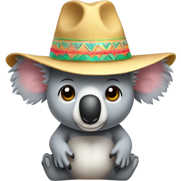 Koala con sombrero  emoji