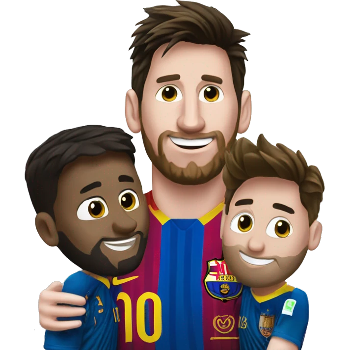 Messi besando la copa del mundo  emoji