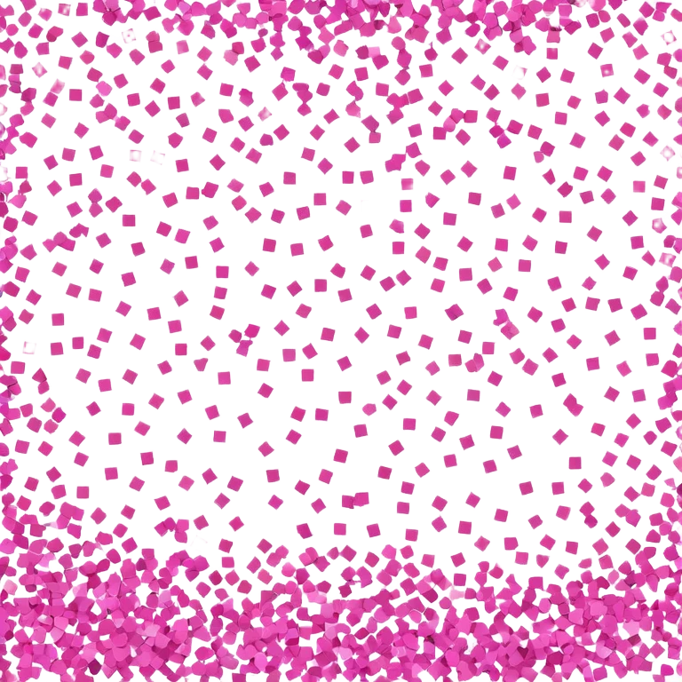 Pink confetti emoji