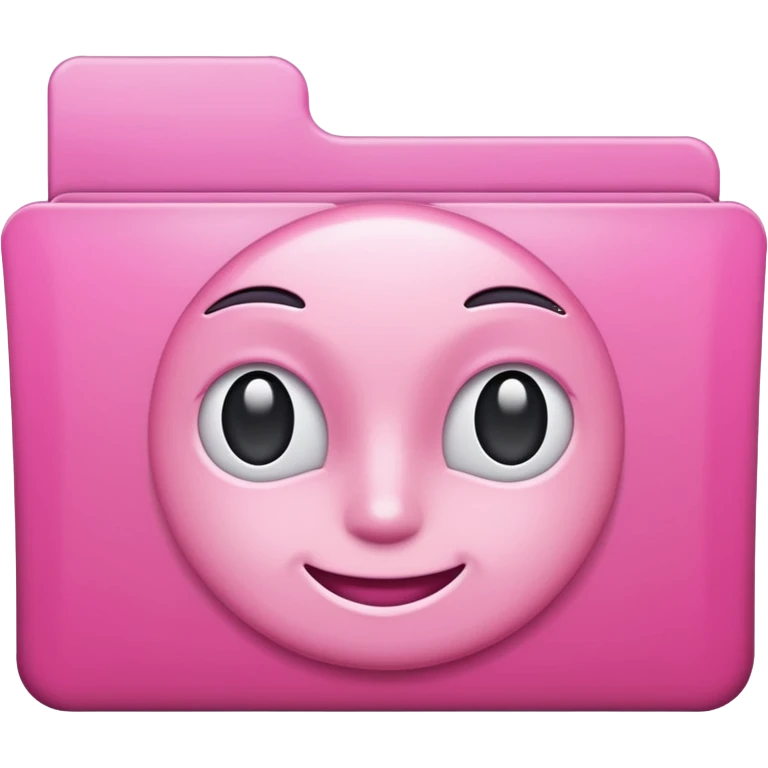 mix pink forward facing folder emoji